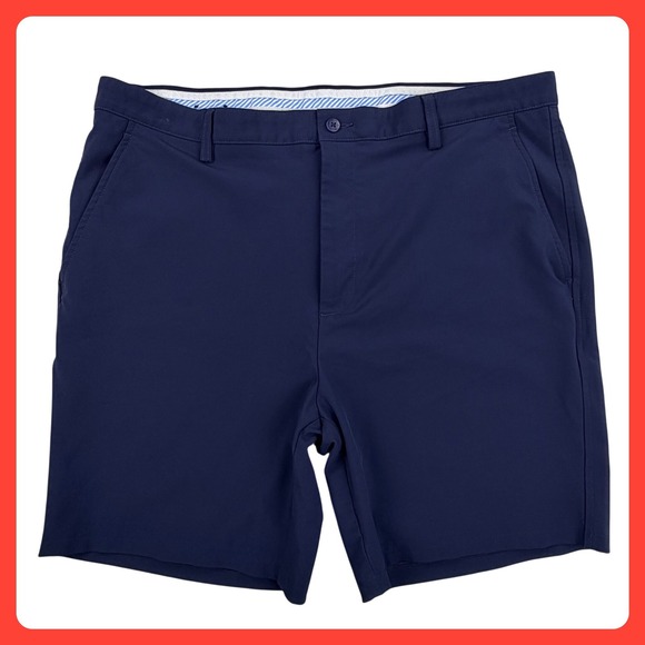 FootJoy Other - FJ FootJoy Performance Golf Shorts Men 40 Navy Blue Spandex Stretch Chino 8"
